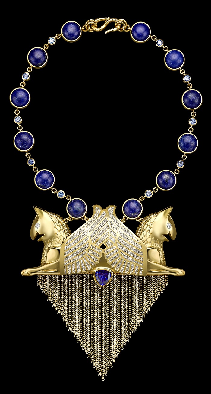 persepolis griffin necklace
